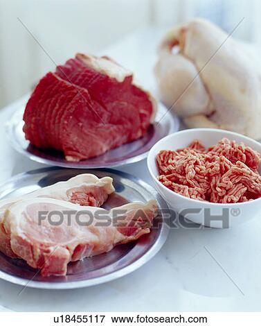 Assorted meats View Large Photo Image Stock Photo - Assorted meats. Fotosearch