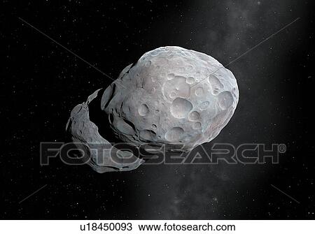Asteroid 624 Hektor, artwork View Large Photo Image Stock Image - Asteroid 624 Hektor, artwork. Fotosearch