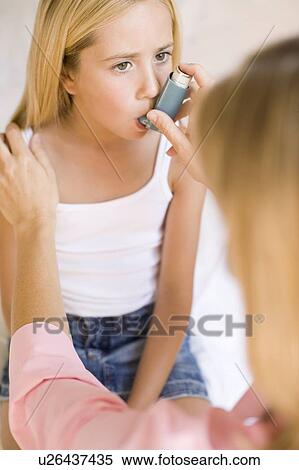 Stock Photography - Asthma attack. Fotosearch