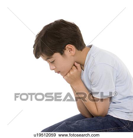 Stock Photo - Autistic boy. Fotosearch
