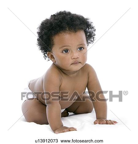 Stock Image - Baby girl. Fotosearch