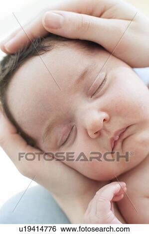 Baby sleeping View Large Photo Image Stock Photograph - Baby sleeping. Fotosearch