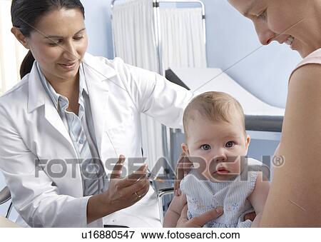 Stock Photo - Baby vaccination. Fotosearch