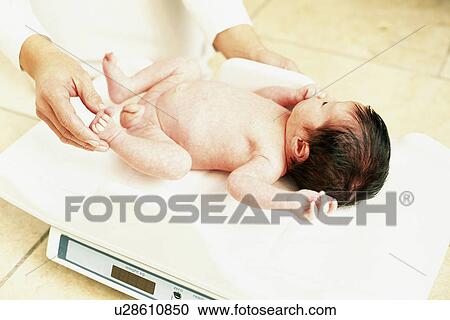 Baby weighing View Large Photo Image Stock Image - Baby weighing. Fotosearch