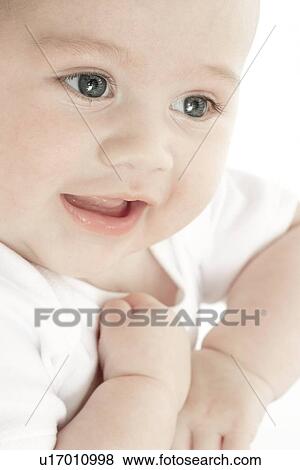 Baby's face View Large Photo Image Stock Photo - Baby's face. Fotosearch