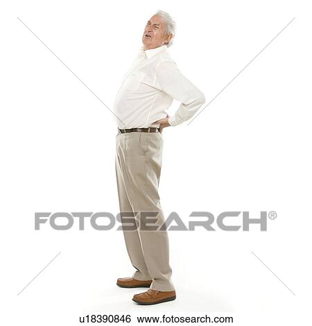 Stock Photograph - Back pain. Fotosearch