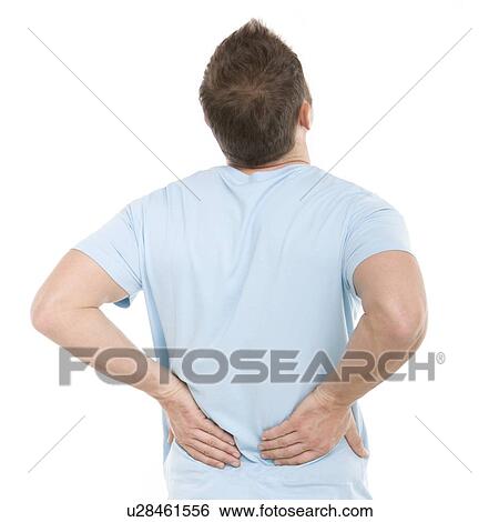 Stock Photograph - Back pain. Fotosearch