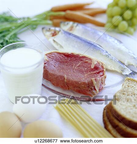 Stock Photo - Balanced diet. Fotosearch