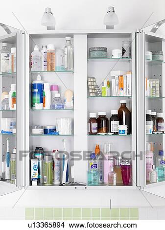 Bathroom cabinet View Large Photo Image Picture - Bathroom cabinet. Fotosearch