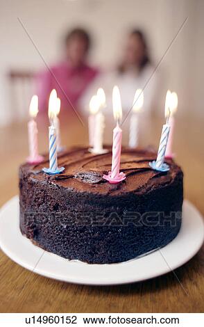 Stock Image - Birthday cake. Fotosearch