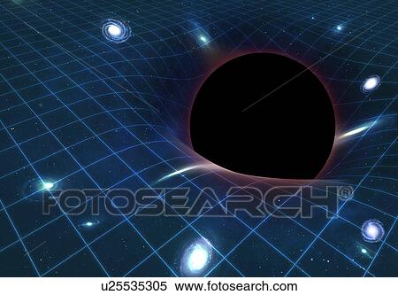 Black hole warping space-time, artwork View Large Photo Image Stock Photography - Black hole warping space-time, artwork. Fotosearch
