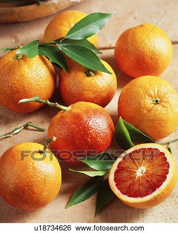 Blood oranges, close-up View Large Photo Image Stock Photograph - Blood oranges, close-up. Fotosearch