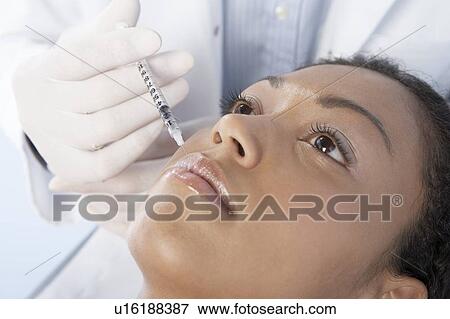 BOTOX® injection View Large Photo Image Stock Photo - BOTOX® injection. Fotosearch