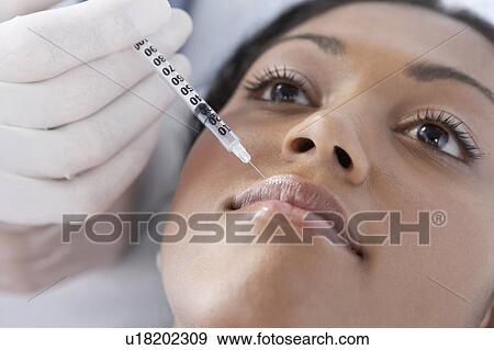 BOTOX® injection View Large Photo Image Stock Photo - BOTOX® injection. Fotosearch