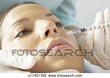 BOTOX® treatment View Large Photo Image Stock Image - BOTOX® treatment. Fotosearch