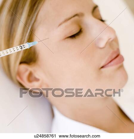 Stock Image - BOTOX® treatment. Fotosearch