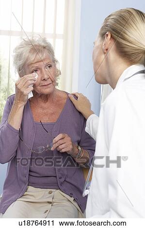 Stock Image - Breaking bad news. Fotosearch