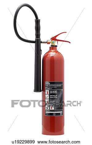 Stock Photo - Carbon dioxide fire extinguisher. Fotosearch