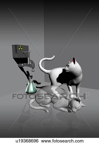 Cat and radioactive symbol, illustration View Large Photo Image Stock Photograph - Cat and radioactive symbol, illustration. Fotosearch