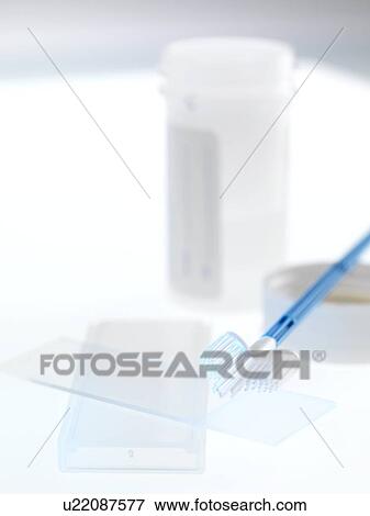 Stock Photo - Cervical smear test equipment. Fotosearch