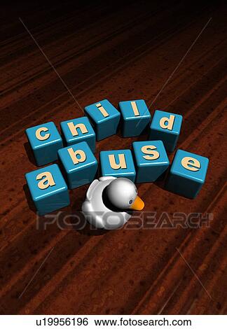 Stock Photograph - Child abuse, illustration. Fotosearch