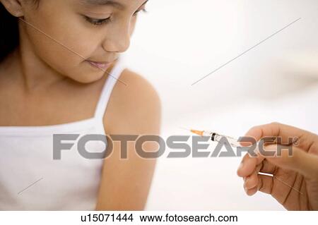 Picture - Childhood vaccination. Fotosearch