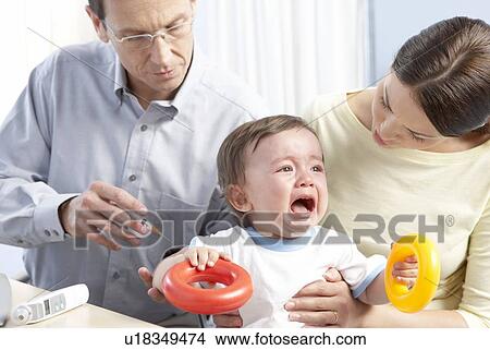 Picture - Childhood vaccination. Fotosearch