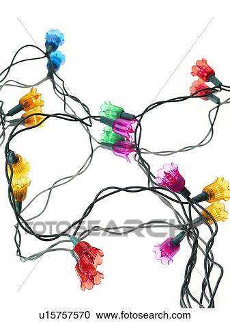 Coloured Christmas tree lights View Large Photo Image Stock Image - Coloured Christmas tree lights. Fotosearch