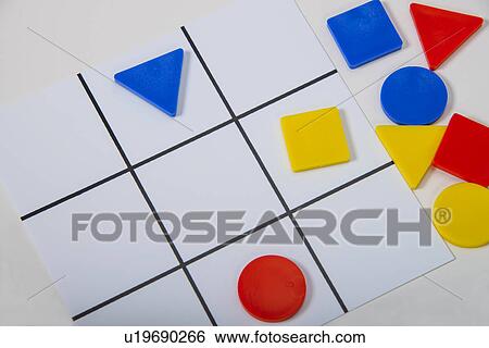 Coloured shapes on grid View Large Photo Image Stock Photograph - Coloured shapes on grid. Fotosearch