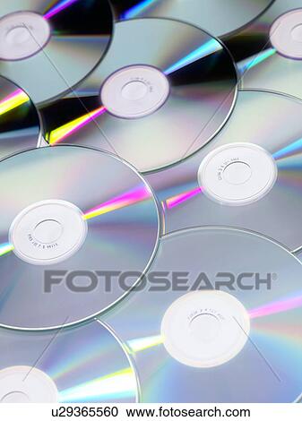 Stock Image - Compact discs. Fotosearch