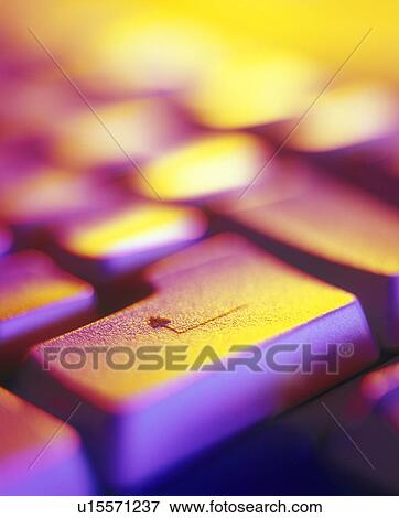 Stock Photo - Computer key. Fotosearch