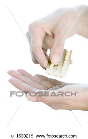 Stock Photography - Contraceptive pill. Fotosearch