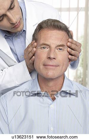 Stock Image - Cosmetic consultation. Fotosearch