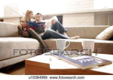 Couple reading View Large Photo Image Stock Photography - Couple reading. Fotosearch