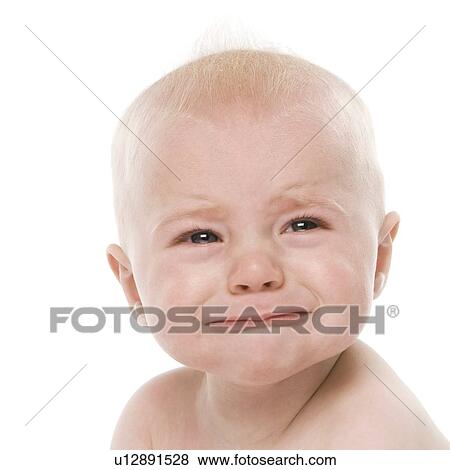 Crying baby boy View Large Photo Image Stock Photo - Crying baby boy. Fotosearch