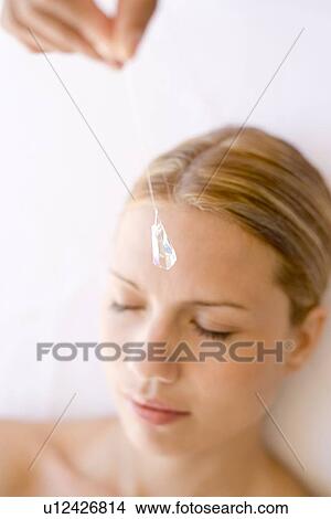 Picture - Crystal therapy. Fotosearch