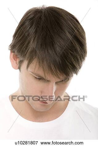 Depressed man View Large Photo Image Stock Photo - Depressed man. Fotosearch