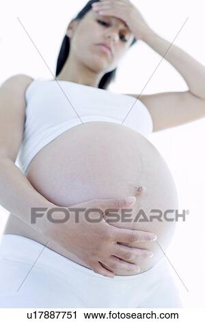 Depressed pregnant woman View Large Photo Image Stock Image - Depressed pregnant woman. Fotosearch