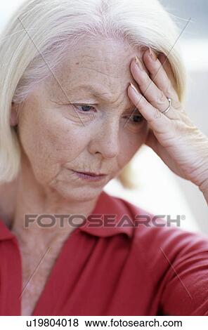 Stock Photo - Depressed woman. Fotosearch