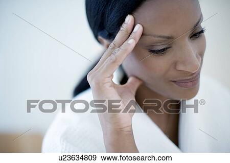 Stock Photo - Depressed woman. Fotosearch