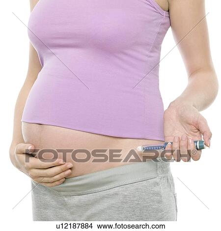 Picture - Diabetes in pregnancy. Fotosearch