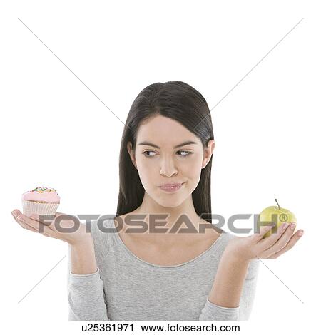 Stock Image - Diet choices. Fotosearch