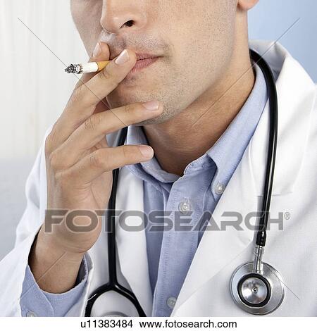 Doctor smoking View Large Photo Image Picture - Doctor smoking. Fotosearch