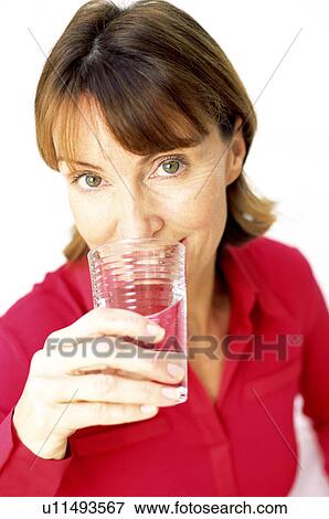 Stock Photo - Drinking water. Fotosearch