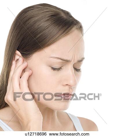Stock Photograph - Earache. Fotosearch