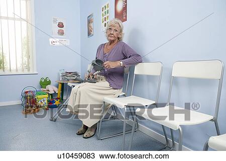 Stock Image - Elderly patient. Fotosearch
