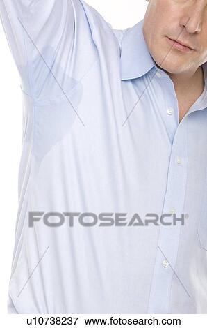 Excessive sweating View Large Photo Image Stock Photo - Excessive sweating. Fotosearch