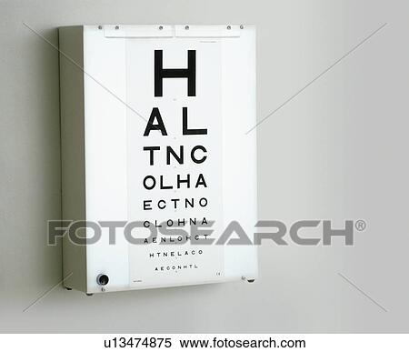 Stock Photography - Eye chart. Fotosearch