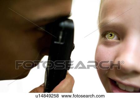 Stock Photo - Eye examination. Fotosearch