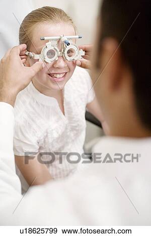 Stock Photo - Eye examination. Fotosearch